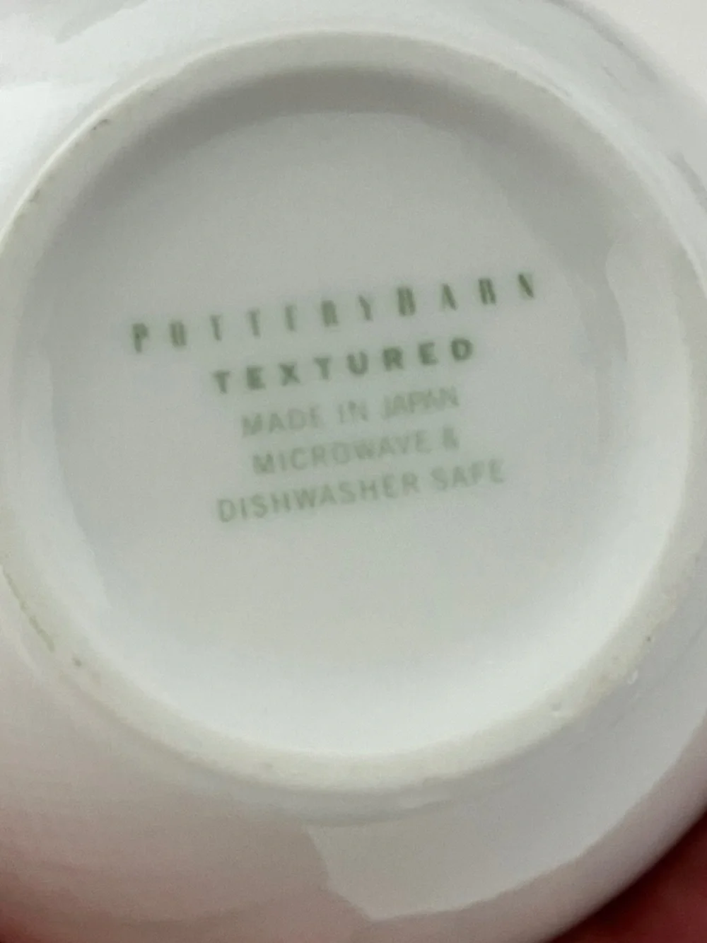Pottery Barn set textured